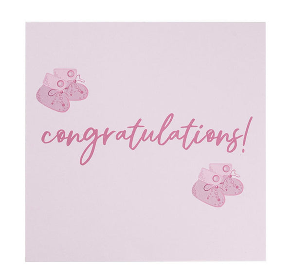 Congratulations Baby Girl Card