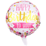 Foil Balloon 18" Happy Birthday To You Pink (45cmD)