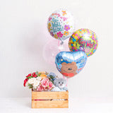 "Get Well Soon Thinking of You"Foil Balloon 17" (42.5cm Dia)